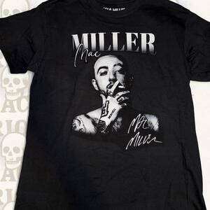 Mac Miller “Signature Portrait” Tee — Black (XL)